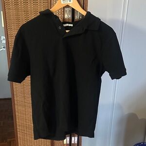 Classic Black Kids Polo Shirt